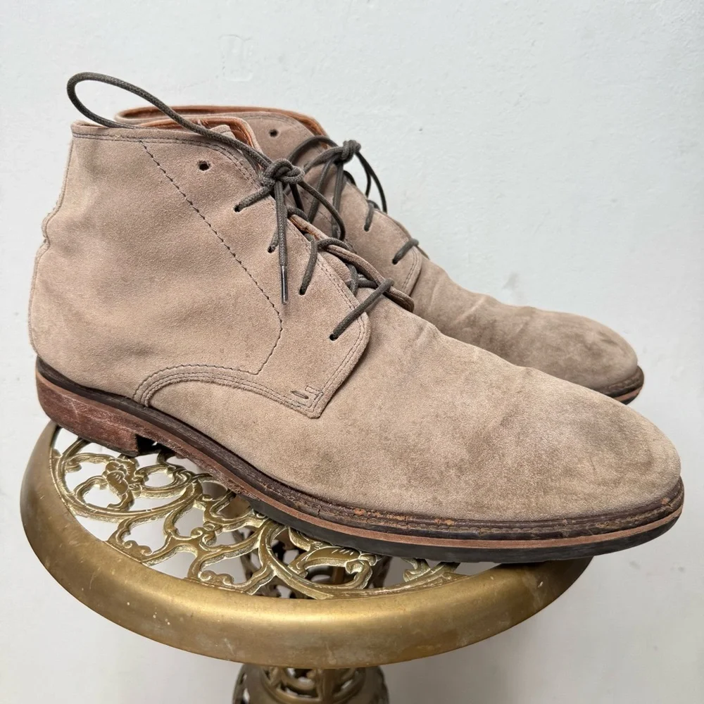 Cole Haan Suede Lace-Up Chukka Boots